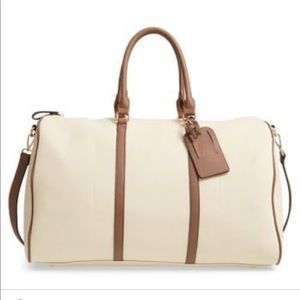 Sole Society Faux Leather Duffle Bag